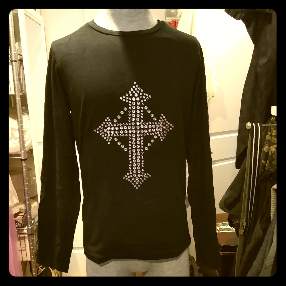 Manuel Cuevas long sleeve shirt Swarovski Cross